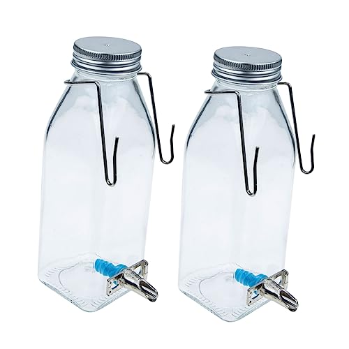 SUPVOX 1Satz Hängender Wasserspender für Kleine Haustiere Kaninchenwasserflasche mit Leisem Trinkkopf für Zwergkaninchen und Meerschweinchen Praktische Trinklösung von Supvox