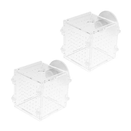 SUPVOX 2 Stück Acryl Aquarium Zuchtbox Transparente Isolationsbox für Betta Garnelen Guppy Fische Langlebiger Inkubator Einfache Installation Sicheres Aufzuchtbecken SUPVOX 2 Stück Acryl Aquarium Zuchtbox Transparente Isolationsbox für Betta Garnelen Guppy Fische Langlebiger Inkubator Einfache Installation Sicheres Aufzuchtbecken von Supvox