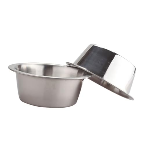 SUPVOX 2 Stück Edelstahl Doppelnapf für Hunde und Katzen Rostfrei rutschfest Spülmaschinengeeignet für Trocken Nassfutter Sowie Wasser Langlebig und Hygienisch SUPVOX 2 Stück Edelstahl Doppelnapf für Hunde und Katzen Rostfrei rutschfest Spülmaschinengeeignet für Trocken Nassfutter Sowie Wasser Langlebig und Hygienisch von Supvox