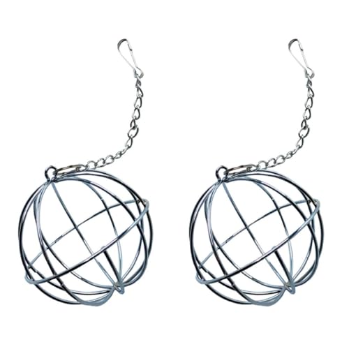 SUPVOX 2 Stück Edelstahl Grass Rack Balls Hängender Futterspender für Kaninchen Meerschweinchen Kleintiere Robust Sicher SUPVOX 2 Stück Edelstahl Grass Rack Balls Hängender Futterspender für Kaninchen Meerschweinchen Kleintiere Robust Sicher von Supvox