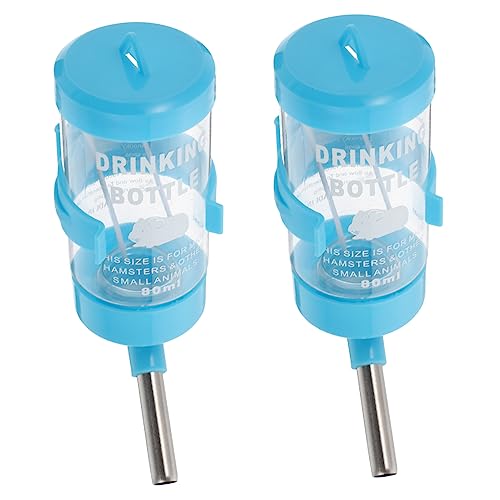 SUPVOX 2 Stück Hamster Trinkwerkzeuge Automatischer Wasserspender für Kleintiere Auslaufsicher für Hamster Kaninchen und Meerschweinchen Einfache und von Supvox
