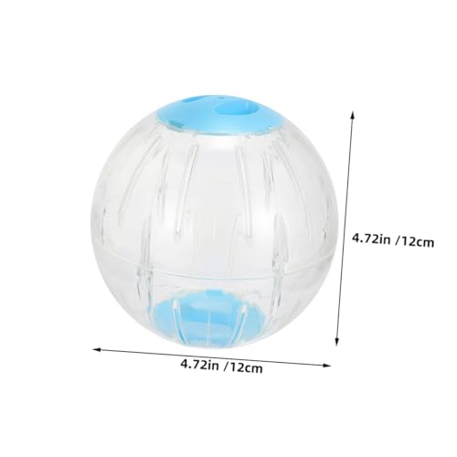 SUPVOX 2 Stück Hamsterkugel Transparent mit Lüftungslöchern Leichter Kleintier Laufball für Zwerghamster und Rennmäuse Sicheres Fitnessspielzeug für Hamster und Kleine Haustiere von Supvox