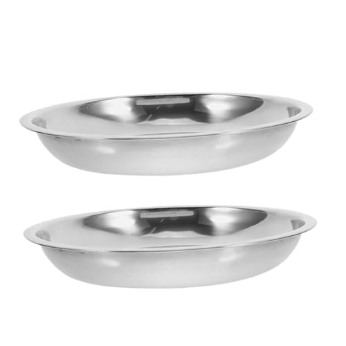SUPVOX 2 Stück Haustiernapf aus Edelstahl Futternapf für Hunde Hundenapf im Freien Welpengerichte Hundenapf für kleine Rassen Welpenschalen hundefutter Gericht Rostfreier Silber SUPVOX 2 Stück Haustiernapf aus Edelstahl Futternapf für Hunde Hundenapf im Freien Welpengerichte Hundenapf für kleine Rassen Welpenschalen hundefutter Gericht Rostfreier Silber von Supvox