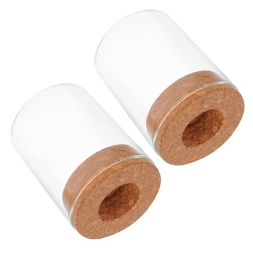 SUPVOX 2 Stück Hydro Ponische Pflanzen Flasche Kleine Blumenvase Für Schreibtisch Pflanzenvermehrungsgläser Bubble -schüssel Vermehrungsvasen Für Pflanzen Tischvase Transparent Glas von Supvox
