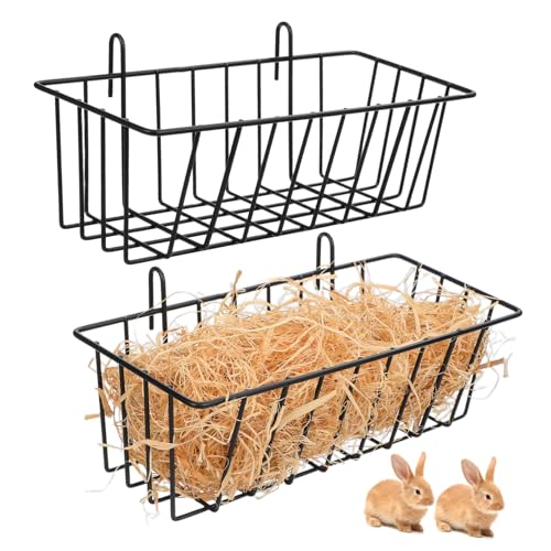 SUPVOX 2 Stück Kaninchen Heuraufe aus Robustem Metall Hängender Heuhalter für Meerschweinchen und Hamster Langlebiger Futterhalter für Kleine Haustiere Leicht zu Reinigen und im SUPVOX 2 Stück Kaninchen Heuraufe aus Robustem Metall Hängender Heuhalter für Meerschweinchen und Hamster Langlebiger Futterhalter für Kleine Haustiere Leicht zu Reinigen und im von Supvox