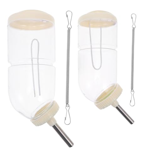 SUPVOX 2 Stück Kompakter Haustier wasserspender Auslaufsicherer Nager Trinkflasche für Kaninchen Chinchilla Meerschweinchen mit Einfachem Zusammenbau und Langlebigem Material SUPVOX 2 Stück Kompakter Haustier wasserspender Auslaufsicherer Nager Trinkflasche für Kaninchen Chinchilla Meerschweinchen mit Einfachem Zusammenbau und Langlebigem Material von Supvox