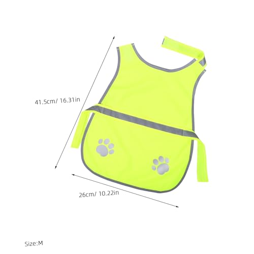 SUPVOX 2 Stück Reflektierende Hundeweste mit Verstellbarem Sitz Wasserabweisendem Material und Hoher Sichtbarkeit für Kleine Hunde bei Nachtspaziergängen und Outdoor-aktivitäten von Supvox