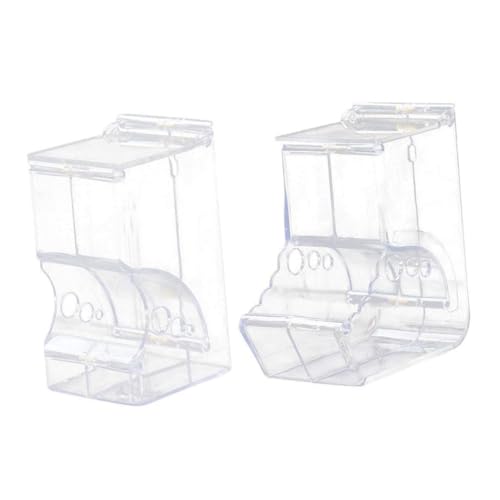 SUPVOX 2 Stück Teiliges Hamster Futterspender aus Klarem Material Transparenter Futterautomat mit Rutschfester Basis und Öffnung Stabile Montageoption für Kleine Haustiere Wie Hamster SUPVOX 2 Stück Teiliges Hamster Futterspender aus Klarem Material Transparenter Futterautomat mit Rutschfester Basis und Öffnung Stabile Montageoption für Kleine Haustiere Wie Hamster von Supvox