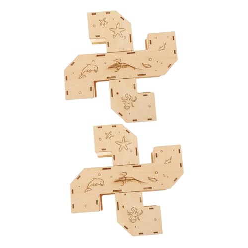 SUPVOX 2 Stück Teiliges Hamster Tunnelspielzeug aus Holz Glatte Kanten Labyrinth Training für Kleine Haustiere Gesundes Aktivitäts Spielhaus als für Hamster und Nager SUPVOX 2 Stück Teiliges Hamster Tunnelspielzeug aus Holz Glatte Kanten Labyrinth Training für Kleine Haustiere Gesundes Aktivitäts Spielhaus als für Hamster und Nager von Supvox