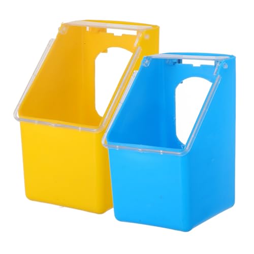 SUPVOX 2 Stück Teiliges Vogel Futterspender Multifunktionale Hängende Futternäpfe für Tauben und Kleintiere Praktischer Futter und Wassernapf für Vogelkäfige Platzsparend und Einfach zu SUPVOX 2 Stück Teiliges Vogel Futterspender Multifunktionale Hängende Futternäpfe für Tauben und Kleintiere Praktischer Futter und Wassernapf für Vogelkäfige Platzsparend und Einfach zu von Supvox