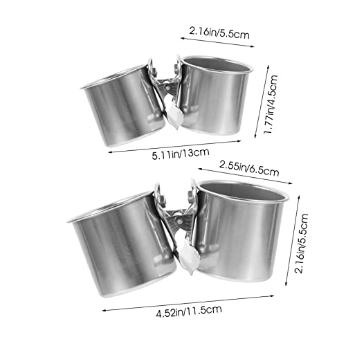 SUPVOX 2 Stück Vogelkäfig Futterbecher mit Clip Multifunktional Langlebig Leicht zu Reinigen Geeignet für Papageien Kaninchen Hamster und Andere Kleintiere SUPVOX 2 Stück Vogelkäfig Futterbecher mit Clip Multifunktional Langlebig Leicht zu Reinigen Geeignet für Papageien Kaninchen Hamster und Andere Kleintiere von Supvox