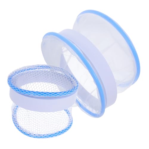 SUPVOX 2 x Nylon-Netz-Isolationstank für Guppy Frittieren, transparentes Schlüpfnetz für Aquarien, Fischzucht und einfache Überwachung von Supvox