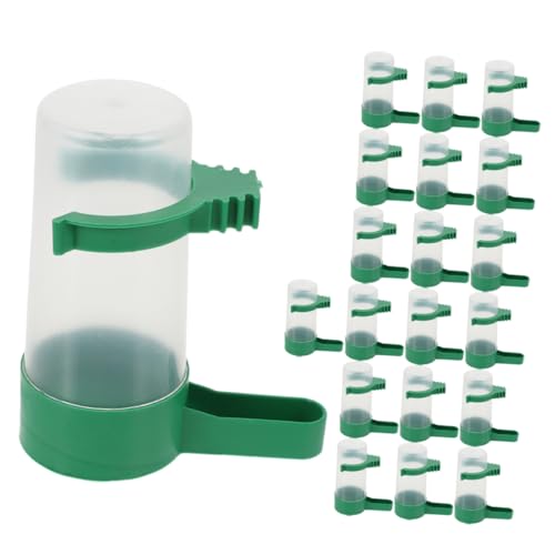 SUPVOX 20 Stück Automatischer Wasserspender für Wasserschalen für Papageien und Kleine Spillfreie Trinkflasche zu Reinigen für Vogelkäfige und Zubehör SUPVOX 20 Stück Automatischer Wasserspender für Wasserschalen für Papageien und Kleine Spillfreie Trinkflasche zu Reinigen für Vogelkäfige und Zubehör von Supvox