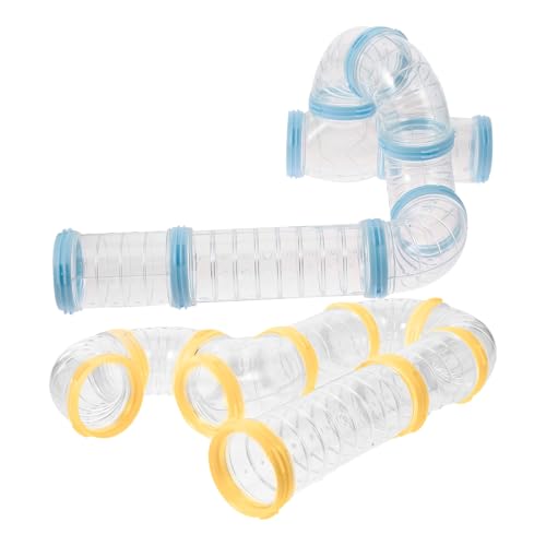 SUPVOX 2Sätze Hamster Röhren für DIY Hamstertunnel Transparentes Verbindungsstück für Hamsterkäfig für Kleine Haustiere Wie Hamster Eichhörnchen Meerschweinchen Teilig Gelb SUPVOX 2Sätze Hamster Röhren für DIY Hamstertunnel Transparentes Verbindungsstück für Hamsterkäfig für Kleine Haustiere Wie Hamster Eichhörnchen Meerschweinchen Teilig Gelb von Supvox