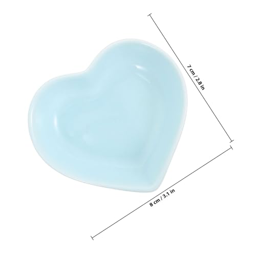 SUPVOX 3 Stück Teiliges Herzförmiges Keramik futternapf Hamster und Kleintiere Auslaufsicher Robust Praktisch für Hamster Chinchilla Eichhörnchen für Futter und Wasser in Pastellfarben SUPVOX 3 Stück Teiliges Herzförmiges Keramik futternapf Hamster und Kleintiere Auslaufsicher Robust Praktisch für Hamster Chinchilla Eichhörnchen für Futter und Wasser in Pastellfarben von Supvox