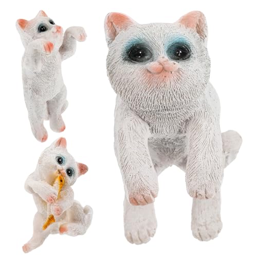 SUPVOX 3 Stück Teiliges Miniatur Katzenmodell DIY Aquarium Katzenangel Ornament Kompakte Resin Figur Tischdeko Wohnzimmer Schlafzimmer SUPVOX 3 Stück Teiliges Miniatur Katzenmodell DIY Aquarium Katzenangel Ornament Kompakte Resin Figur Tischdeko Wohnzimmer Schlafzimmer von Supvox