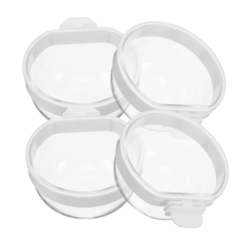 SUPVOX 4 Stück Abnehmbare Transparente Futterschalen mit Antispritzfunktion Kunststoff-wasserschalen für Papageien Kanarienvögel und Sittiche Hängend Leicht zu Reinigen SUPVOX 4 Stück Abnehmbare Transparente Futterschalen mit Antispritzfunktion Kunststoff-wasserschalen für Papageien Kanarienvögel und Sittiche Hängend Leicht zu Reinigen von Supvox