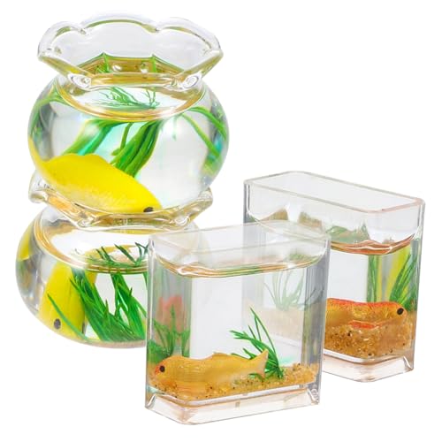 SUPVOX 4 Stück Puppenhaus Dekoration Realistische Koi Aquarien für Garten und Tischdeko Zufällige Fischfarben Zufällige Farbe Zufällige Farbe SUPVOX 4 Stück Puppenhaus Dekoration Realistische Koi Aquarien für Garten und Tischdeko Zufällige Fischfarben Zufällige Farbe Zufällige Farbe von Supvox