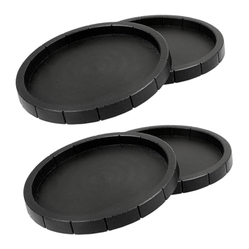 SUPVOX 4 Stück Teiliges Reptilien Futter und Wassernapf aus Kunststoff Runde Trinkschalen für Kleine Echsen und Schildkröten Leicht zu Reinigen Geeignet für Terrarien und Tägliche von Supvox