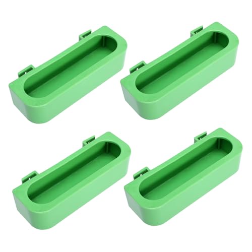 SUPVOX 4 Stück Vogelfutterstationen Futter und Wasserschalen für Vögel Hängende Futterboxen Leicht zu Reinigen Zubehör für Tauben und Papageien Grün SUPVOX 4 Stück Vogelfutterstationen Futter und Wasserschalen für Vögel Hängende Futterboxen Leicht zu Reinigen Zubehör für Tauben und Papageien Grün von Supvox