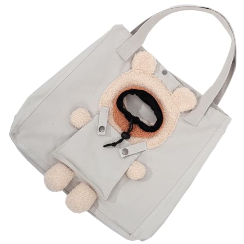 SUPVOX Atmungsaktive Canvas Haustier Tragetasche für Große Katzen und Kleine Hunde Geräumig Tragbar Komfortabel für Reisen Camping und Vielseitige Katzen und Hundetragetasche SUPVOX Atmungsaktive Canvas Haustier Tragetasche für Große Katzen und Kleine Hunde Geräumig Tragbar Komfortabel für Reisen Camping und Vielseitige Katzen und Hundetragetasche von Supvox
