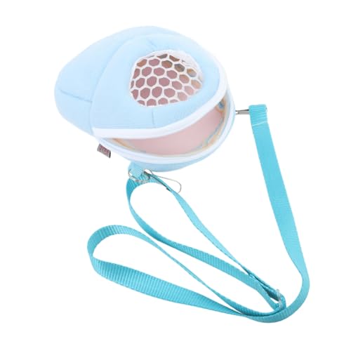 SUPVOX Atmungsaktive Hamster Tragetasche mit Schultergurt Kleine Kleintier Reisetasche aus Mesh Vielseitig als Transportbox und Schlafplatz für Hamster Meerschweinchen Kaninchen für von Supvox