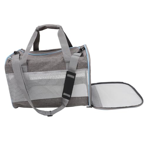 SUPVOX Atmungsaktive Katzen Tragetasche aus Oxford Stoff Leichte Weiche Mesh pet transporttasche für Kleine Katzen und Welpen für Outdoor Reisen und Täglichen Gebrauch von Supvox