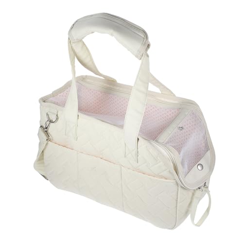 SUPVOX Atmungsaktive Leichte Haustiertragetasche aus Stabilem Material Tragbar für Kleine Katzen und Hunde für Reisen Wandern Camping und Sightseeing mit Praktischem Taschen Design von Supvox