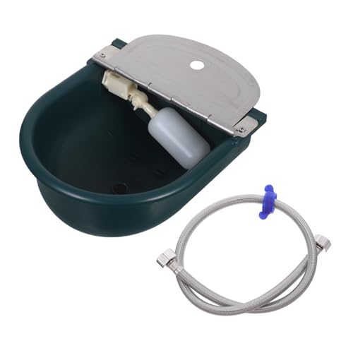 SUPVOX Automatische Viehtränke aus robustem Kunststoff mit Schwimmerventil und Edelstahlschlauch Selbstfüllender Wassernapf für Pferde Rinder Schafe und Ziegen Leichte Befestigung für SUPVOX Automatische Viehtränke aus robustem Kunststoff mit Schwimmerventil und Edelstahlschlauch Selbstfüllender Wassernapf für Pferde Rinder Schafe und Ziegen Leichte Befestigung für von Supvox