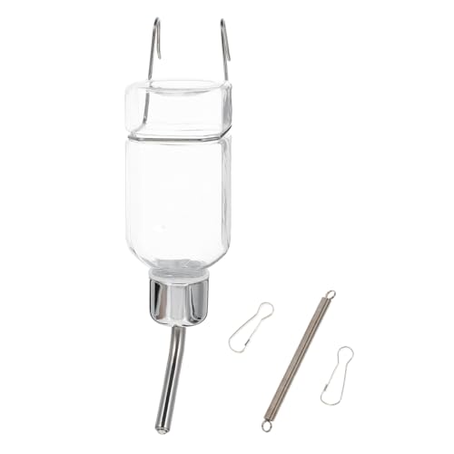 SUPVOX Automatischer Hängender Wasserspender für Haustiere Auslaufsicherer Trinkflasche für Hunde Kaninchen und Kleintiere Leicht zu Reinigen Sicherer Wasserbehälter für Unterwegs und von Supvox