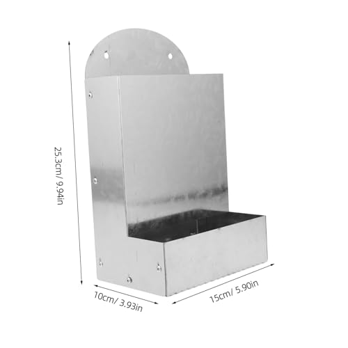 SUPVOX Automatischer Hühnervogelfutterspender Metall Hängender Grit Futterspender Wetterfester Hühnerstall Zubehör für Nährstoffreiche Austernschalen und Grit Versorgung SUPVOX Automatischer Hühnervogelfutterspender Metall Hängender Grit Futterspender Wetterfester Hühnerstall Zubehör für Nährstoffreiche Austernschalen und Grit Versorgung von Supvox