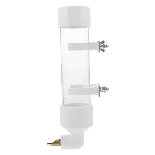 SUPVOX Automatischer Vogel wasserspender für Käfige Großer Transparenter Trinkflaschen Dispenser Praktische Automatische Trinkflasche für Wellensittiche Papageien und Kleintiere Einfache von Supvox