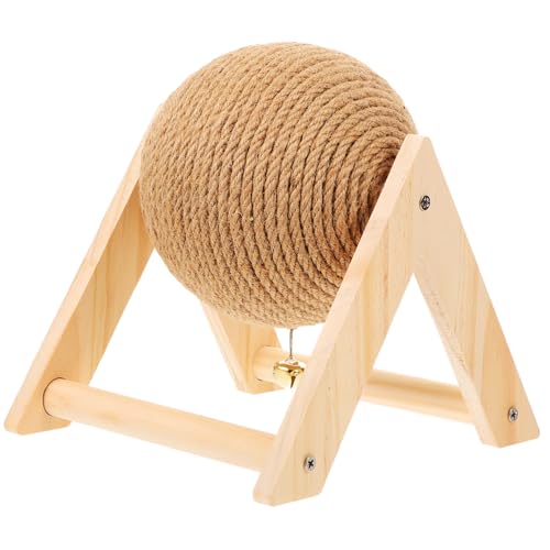 SUPVOX Ball für Katzen und Kaninchen Großer Langlebiger Spiel und Krallenpflegeball Stabiler Katzenspielzeug zur Krallenpflege und Beschäftigung Schützt Möbel Geeignet für Kätzchen und von Supvox
