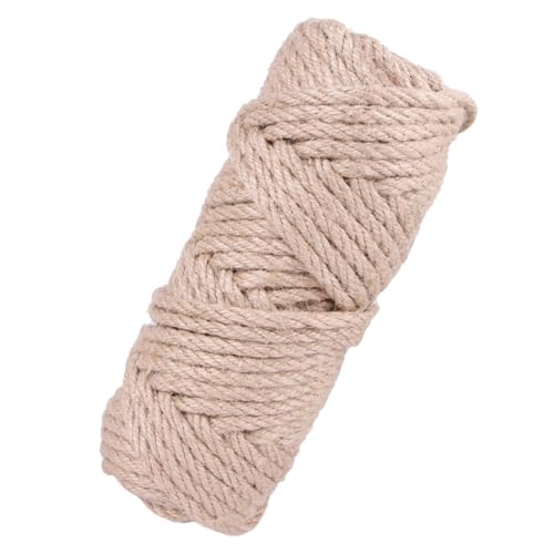 SUPVOX Ersatz Sisal Seil für Kratzbaum Schneidbares Langlebiges und Flexibles Katzenmöbel Zubehör Multifunktionale Katzenkratzhilfe aus Natürlichem Material von Supvox