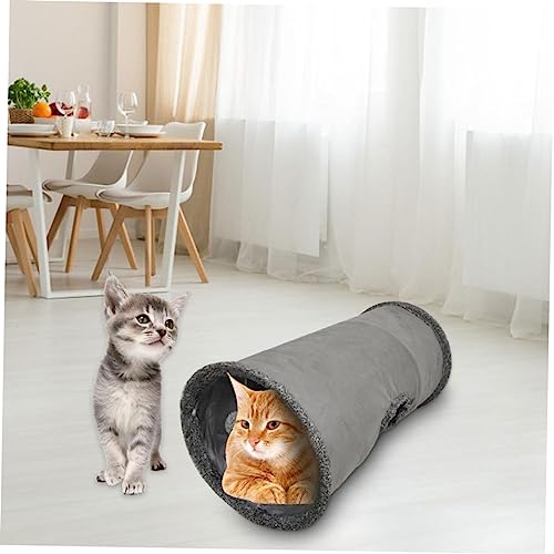 SUPVOX Faltbarer Katzen Tunnel aus Strapazierfähigem Mikrofaser Suede Katzenbett und Spielhaus für Kätzchen Welpen und Kaninchen S für Indoor Katzen und Platzsparende Aufbewahrung SUPVOX Faltbarer Katzen Tunnel aus Strapazierfähigem Mikrofaser Suede Katzenbett und Spielhaus für Kätzchen Welpen und Kaninchen S für Indoor Katzen und Platzsparende Aufbewahrung von Supvox