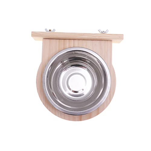 Supvox Edelstahlschalen Für Papageien Vogelfutterspender Aus Edelstahl Schale Für Vögel Box Für Papageien Box Für Vögel von Supvox