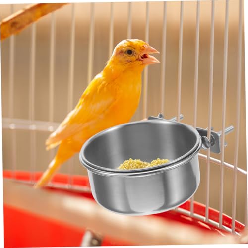 SUPVOX Futternapf mit Klemmhalter für Papageien und Wellensittiche Robuster Leicht zu Reinigender Vogelkäfig Napf für Futter und Wasser Geeignet für Nymphensittiche Sittiche und Kleine SUPVOX Futternapf mit Klemmhalter für Papageien und Wellensittiche Robuster Leicht zu Reinigender Vogelkäfig Napf für Futter und Wasser Geeignet für Nymphensittiche Sittiche und Kleine von Supvox