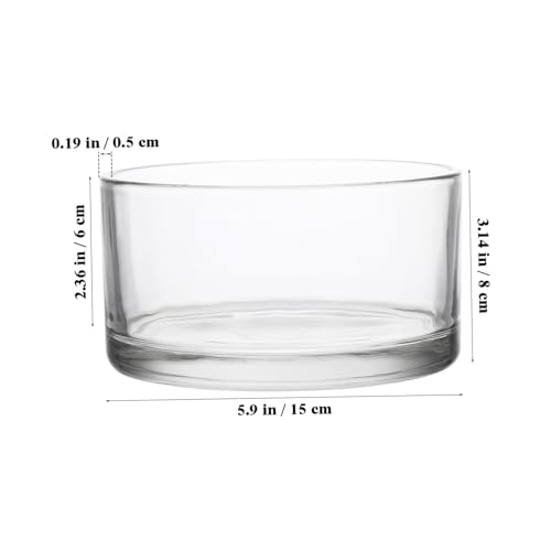 SUPVOX Großes Glasgefäß für Hydroponik und Dekoration Transparentes Terrarium mit Hoher Stabilität Vielseitiger Pflanzentopf für Büro Zuhause und Garten Verarbeitung Langlebig von Supvox