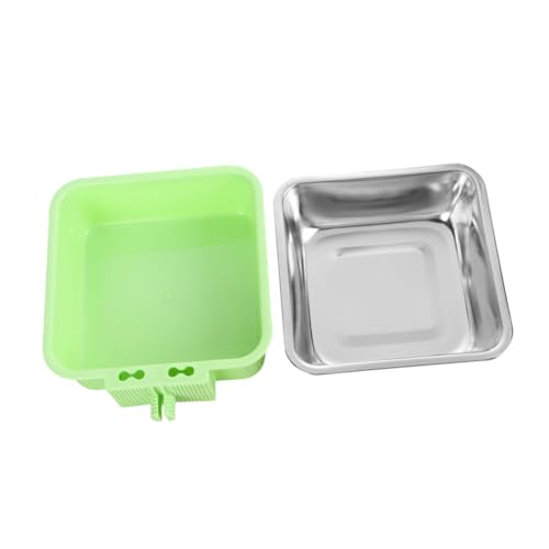 SUPVOX Hängende Hundeschüssel aus Verstellbare Futter und Wasserschüssel für Katzen Layer Design Sicher und Pflegeleicht für Innen und Außenbereich von Supvox