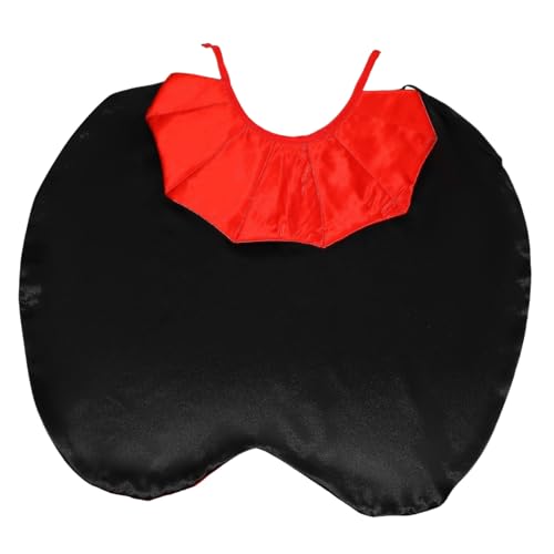 SUPVOX Halloween Hundekostüm Kapuzenumhang für Kleine und Mittelgroße Hunde Katzen Verstellbarer Vampir-umhang Angenehmes Polyester Bequemes Halloween Cosplay Outfit in Schwarz-rot SUPVOX Halloween Hundekostüm Kapuzenumhang für Kleine und Mittelgroße Hunde Katzen Verstellbarer Vampir-umhang Angenehmes Polyester Bequemes Halloween Cosplay Outfit in Schwarz-rot von Supvox