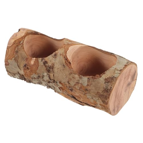 SUPVOX Hamster Futternapf aus Holz mit Doppelkammer Leichtes Langlebiges Futter Wassernapf für Meerschweinchen Igel und Kleine Haustiere Glatte Oberfläche Einfache Reinigung Natürlicher SUPVOX Hamster Futternapf aus Holz mit Doppelkammer Leichtes Langlebiges Futter Wassernapf für Meerschweinchen Igel und Kleine Haustiere Glatte Oberfläche Einfache Reinigung Natürlicher von Supvox