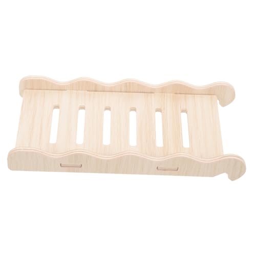 SUPVOX Hamster Kletterleiter aus Holz für Kleintiere Wie Meerschweinchen und Vögel Fördert Balance und Bewegung Robustes für Hamsterkäfig und Etagenkäfig Vielseitiges Haustierzubehör von Supvox