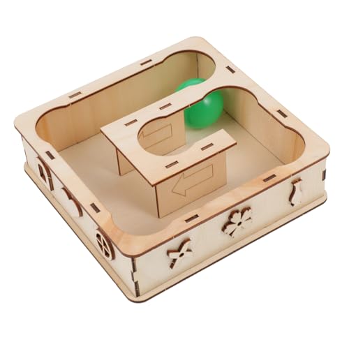 SUPVOX Hamster Labyrinth Holzspielzeug Natürliches Nagertunnel Klettersystem für Zwerghamster und Kleine Haustiere Sicher Beißen Kratzfrei Kleintier Spielplatz und Fitnessgerät von Supvox