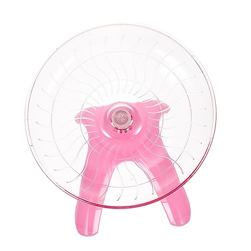 SUPVOX Hamster Laufrad aus Sicherem Kunststoff Kleines Fitnessspielzeug für Zwerghamster Mäuse Igel und Kleintiere Abnehmbare für Einfache Fördert Gesunde Aktivität Zufällige Farbe von Supvox