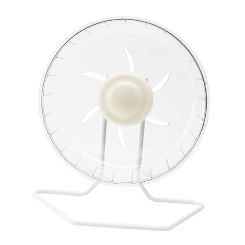 SUPVOX Hamster Laufrad mit Halterung Geräuscharmes Kleintier Laufrad Sicherer Geräuschloser Hamster Spinner für Zwerghamster und Kleine Haustiere Stresslinderndes zur Muskelbildung von Supvox