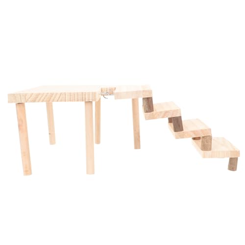 Supvox Holz Chinchilla Spielzeug Hamster Plattform Zubehör Filigranes Rattenspielzeug Dekoratives Kleintier Spielzeug Für Käfig Lustige Haustier Aktivität von Supvox