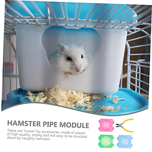 SUPVOX Hamster Röhren Stopper Teilig Kunststoff DIY Kleintier Rohr Zubehör für Hamster Chinchilla Käfig Spielplatz Zubehör SUPVOX Hamster Röhren Stopper Teilig Kunststoff DIY Kleintier Rohr Zubehör für Hamster Chinchilla Käfig Spielplatz Zubehör von Supvox
