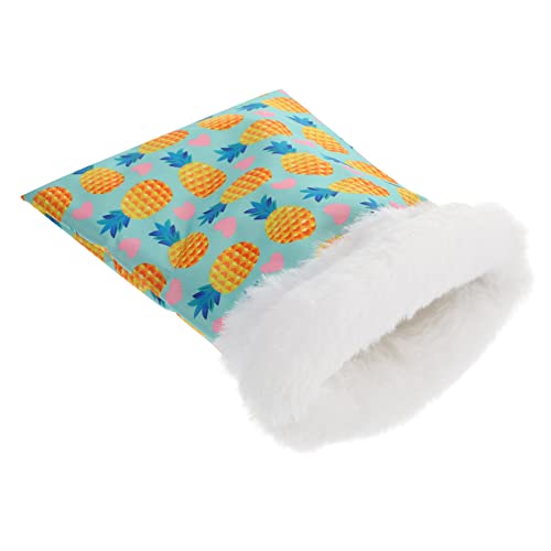 SUPVOX Hamster Schlafsack Baumwolle Warm Kuschelhöhle Kleintier Versteck für Meerschweinchen Igel Kleintiere Haustierbett Winddicht Komfortabel Klein Haustier Zubehör von Supvox