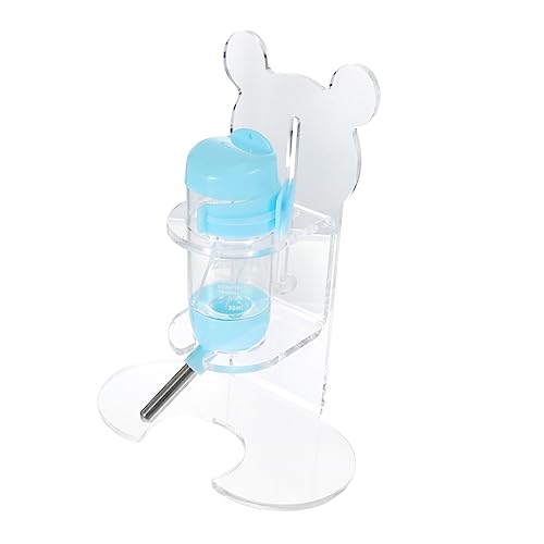 SUPVOX Hamster Trinkflasche mit Acrylständer Auslaufsicherer Wasserspender für Kleintiere Teiliges Set für Trinken und Bequeme Nutzung für Hamster Meerschweinchen und Haustiere von Supvox