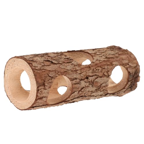 SUPVOX Hamster Tunnel aus Naturholz Kleines Kauspielzeug und Versteck für Hamster Ratten und Kleine Haustiere Sicherer Nager Tunnel für Käfig Fördert Bewegung und Versteckmöglichkeiten SUPVOX Hamster Tunnel aus Naturholz Kleines Kauspielzeug und Versteck für Hamster Ratten und Kleine Haustiere Sicherer Nager Tunnel für Käfig Fördert Bewegung und Versteckmöglichkeiten von Supvox